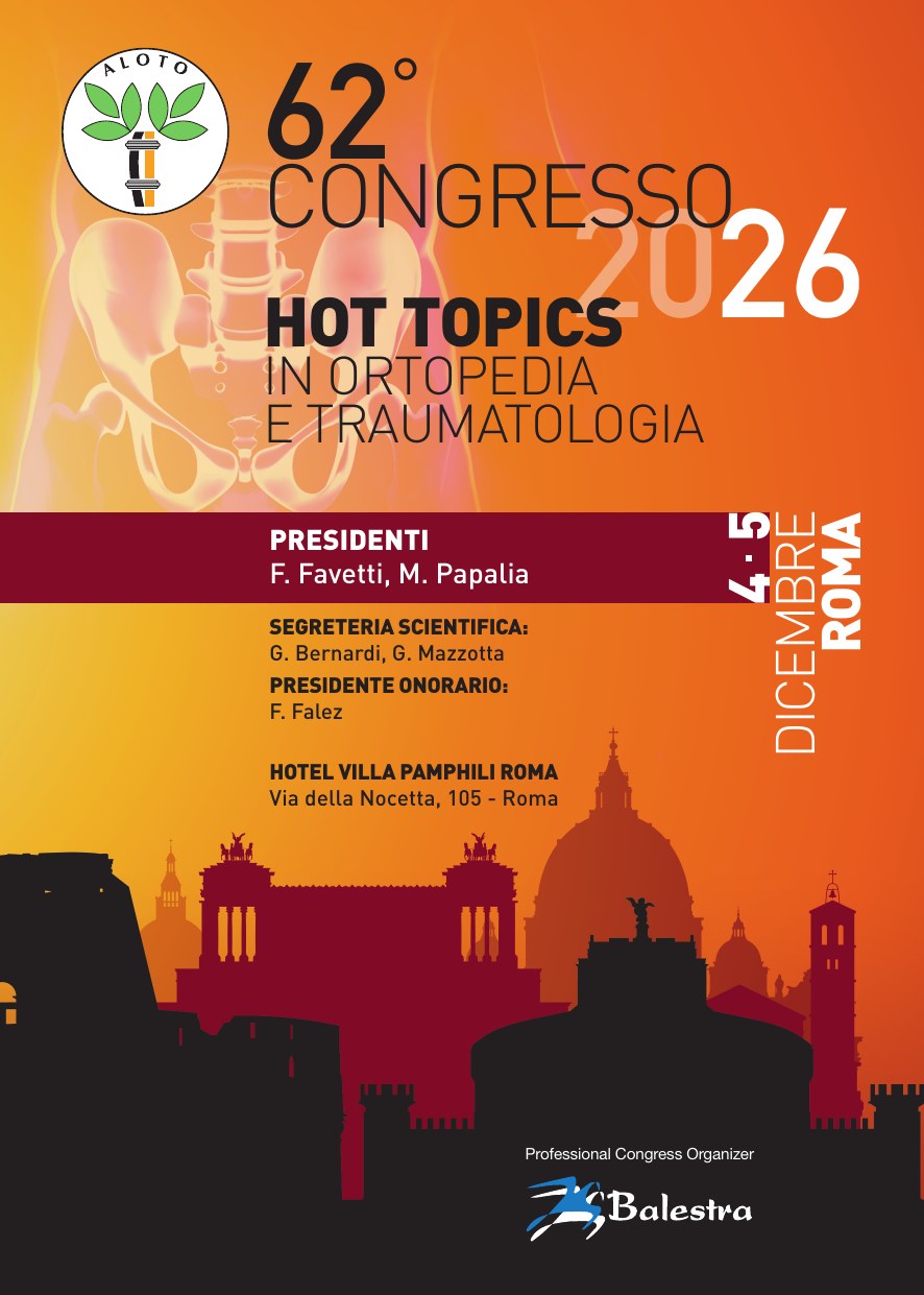 Locandina Hot Topics in Ortopedia e Traumatologia