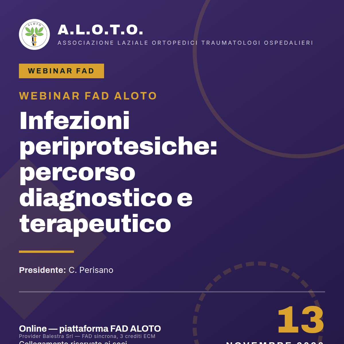 Locandina Webinar FAD ALOTO